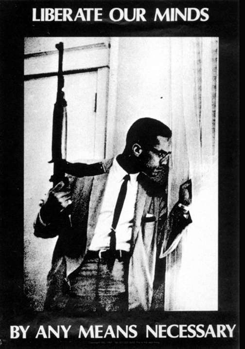  MalcolmX. His teachings were far from peaceful he preached racism, 